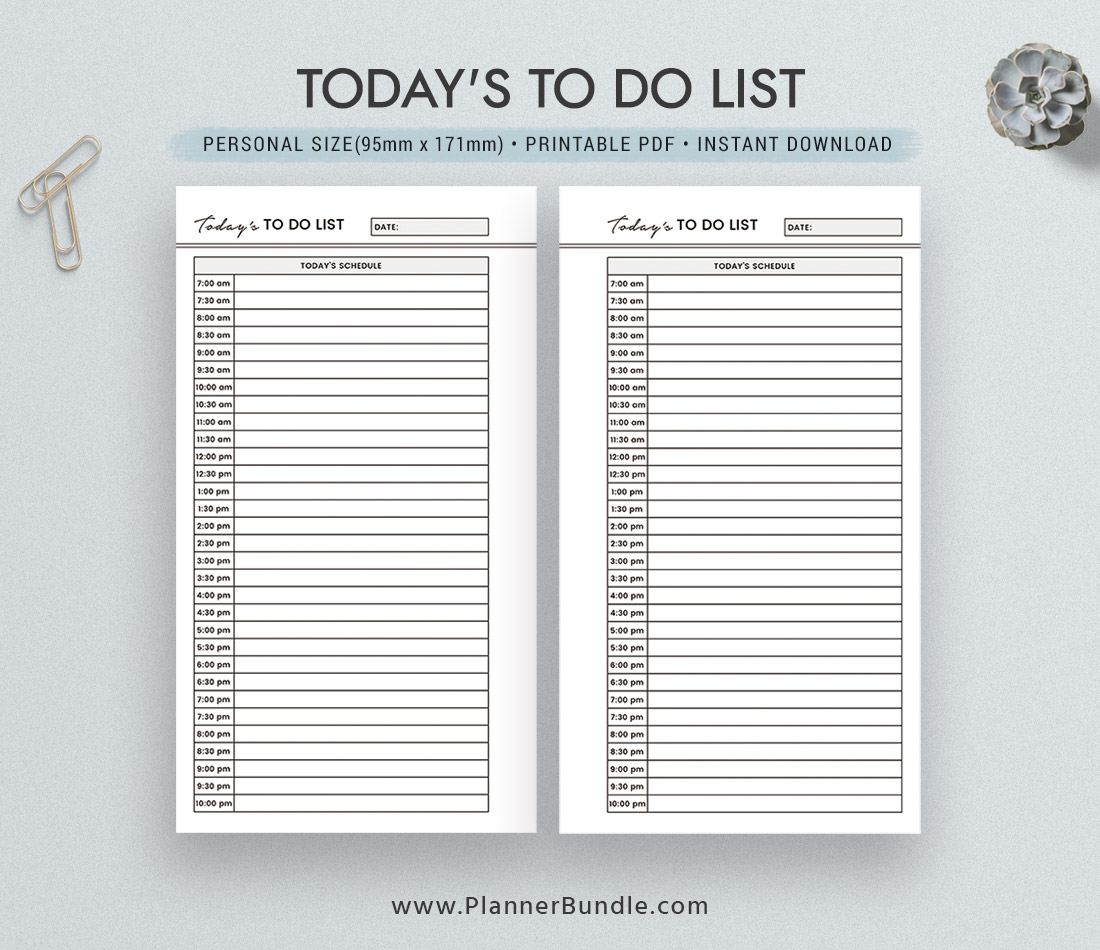 Buy Daily Dated Day on One Page Printed Planner Inserts Online in India 