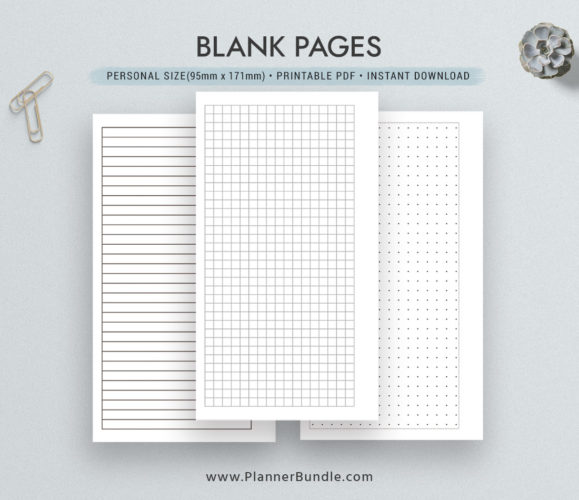 Planner Templates – Personal Size – PlannerBundle.com