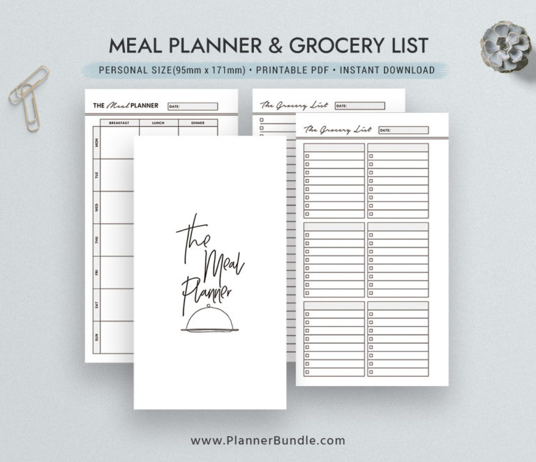 Planner Templates – Personal Size – PlannerBundle.com