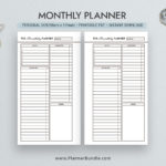 PRINTED Notes Planner Refill Pages Personal Size Printed 